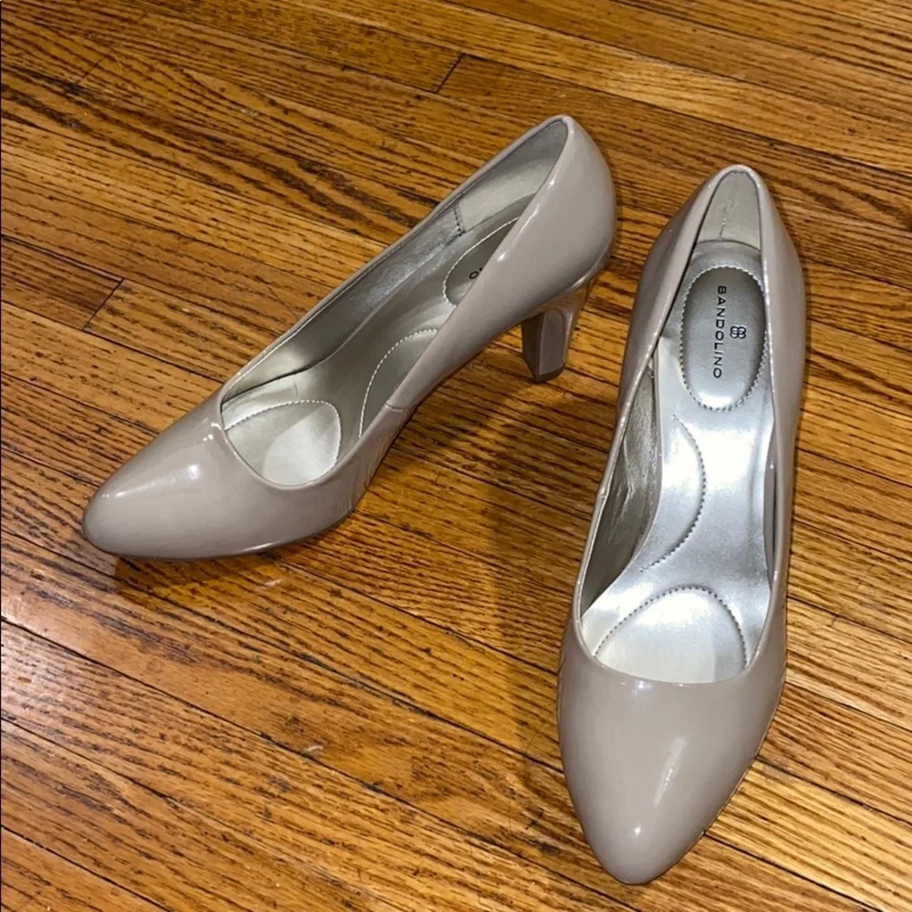 Bandolino Nude Patent Leather Pumps
